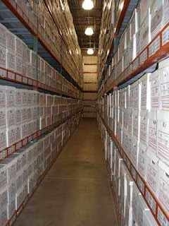 offsite document storage facility climate-controlled limited access save storage space in Charlotte